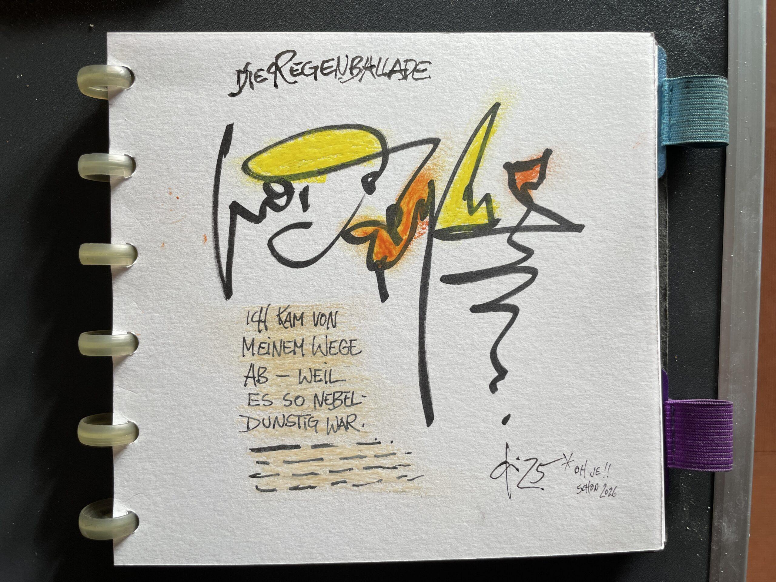 Und jetzt noch ein Schluck Farbe